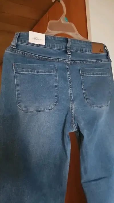 Jeans rectos azul marca Alma talla 40 - miniatura 5