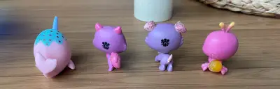 Littlest Pet Shop con glitter set de 4 - miniatura 3