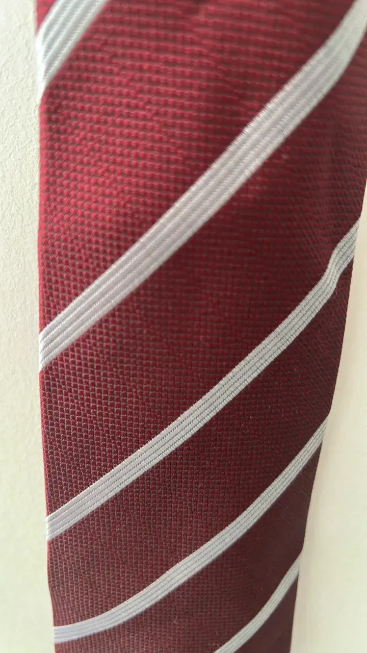 Corbata André Valentino Roja a Rayas - 2