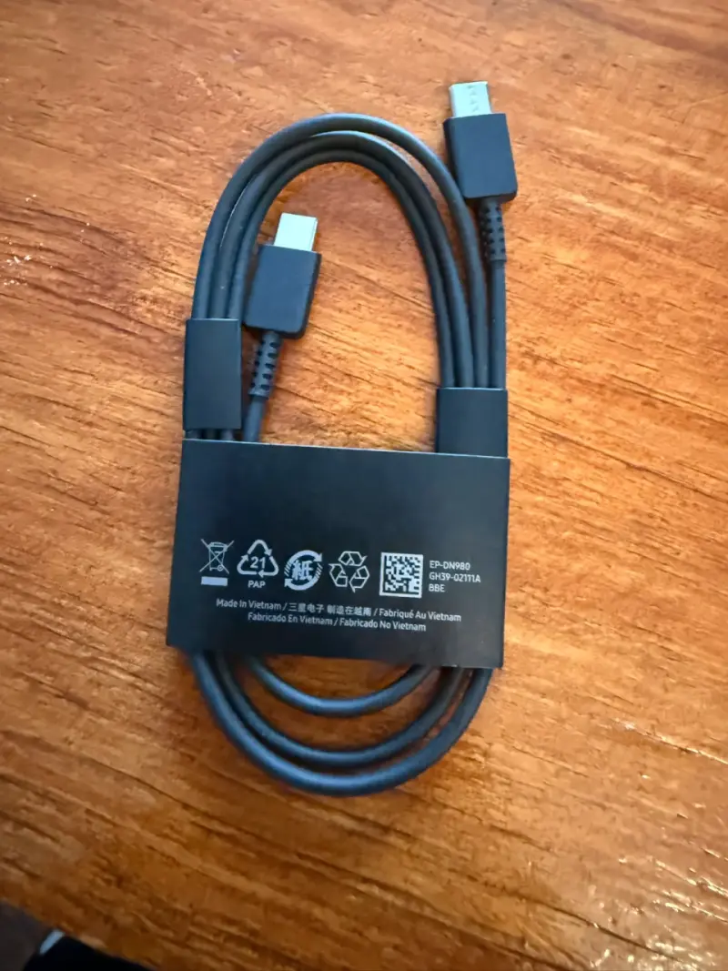 Cable USB-C a USB-C Samsung EP-DN980