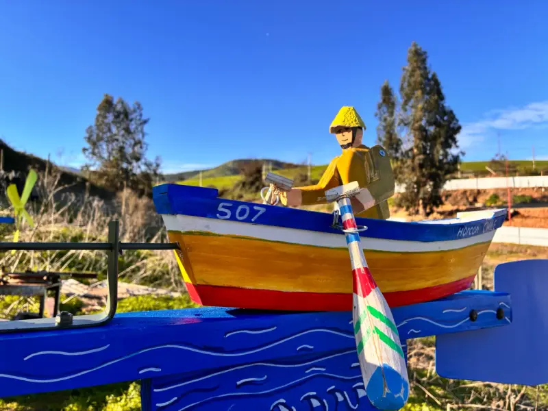 Veleta decorativa de madera el chilote 🚣 - 4