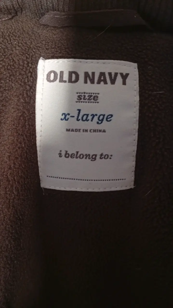 Parka negra con capucha de piel Old Navy XL - 3