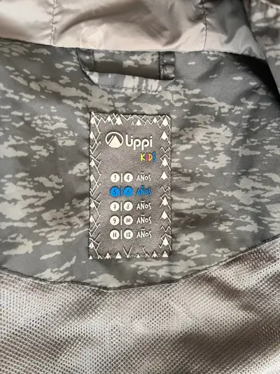 Chaqueta impermeable para niños Uppik gris - miniatura 3