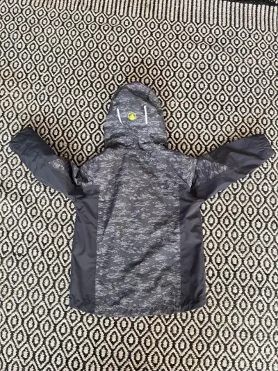 Chaqueta impermeable para niños Uppik gris - miniatura 4