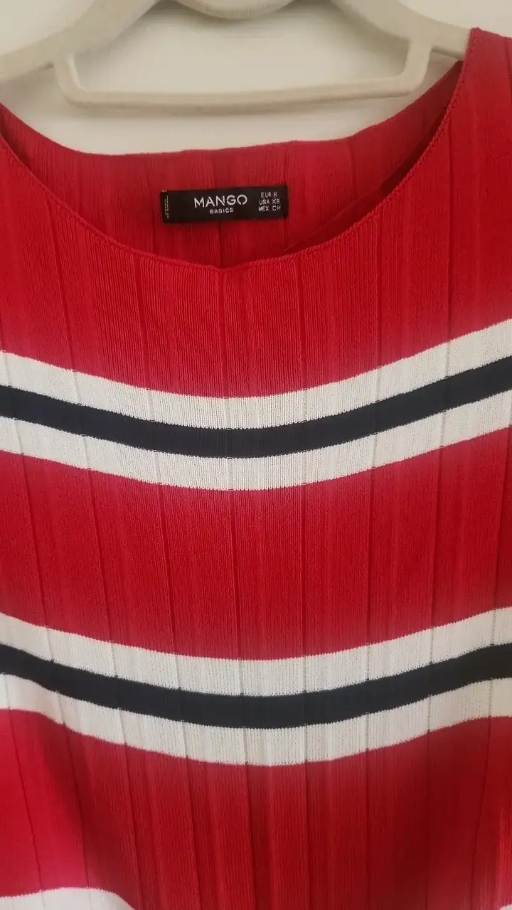 Suéter de rayas rojo Mango para mujer - 2