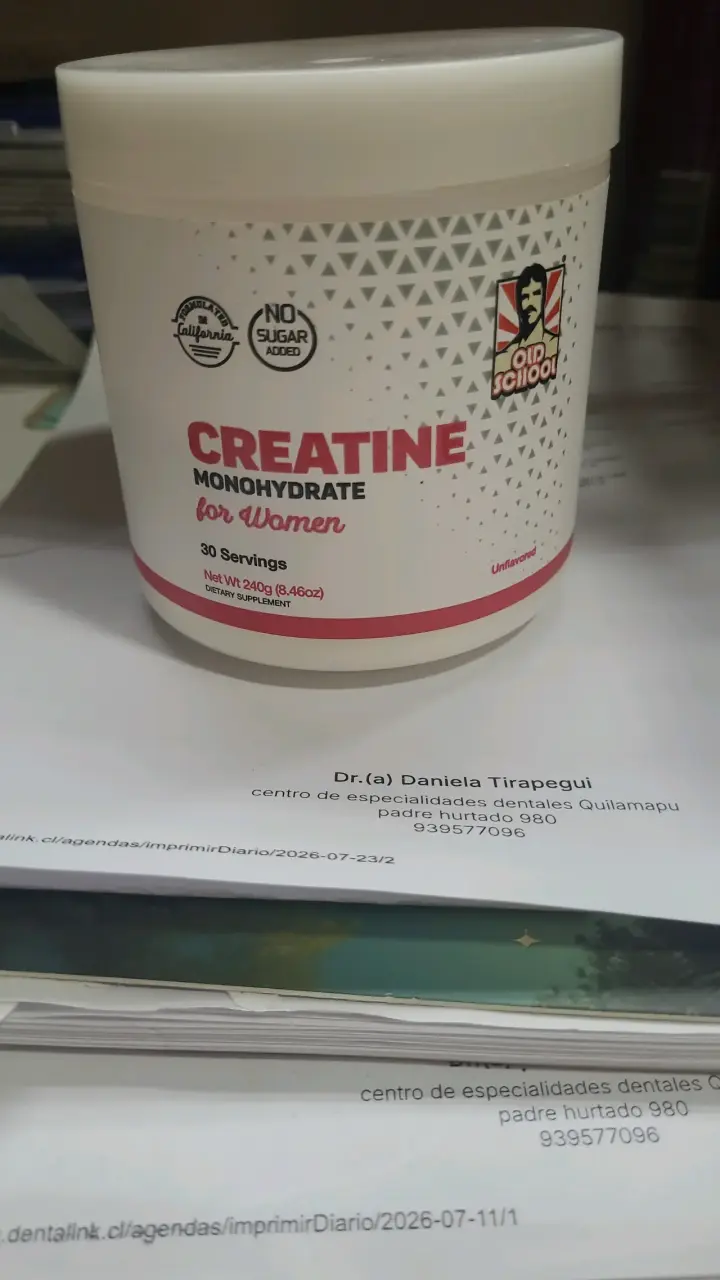 Creatina Monohidratada para Mujeres Old School