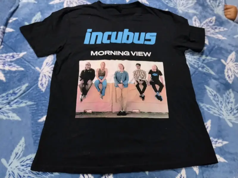 Polera negra Incubus Morning View