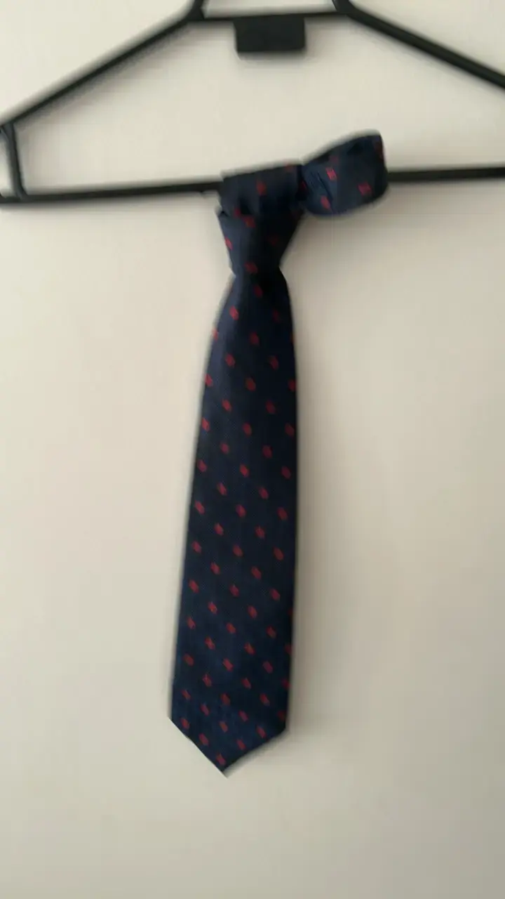 Corbata azul con diseño geométrico Vizio - 1