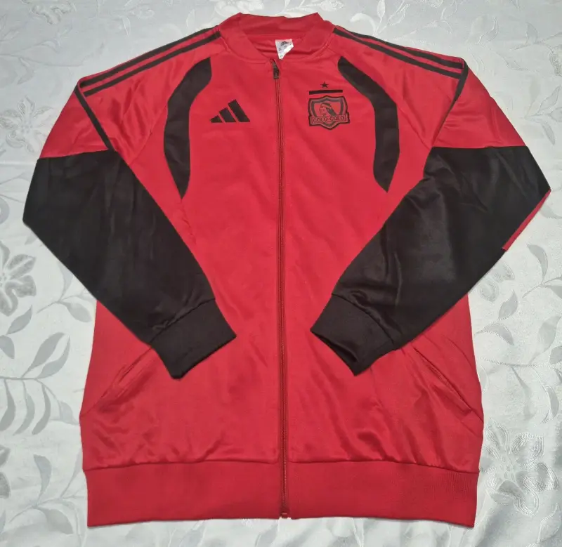 Chaqueta deportiva roja Colo-Colo Adidas - 1