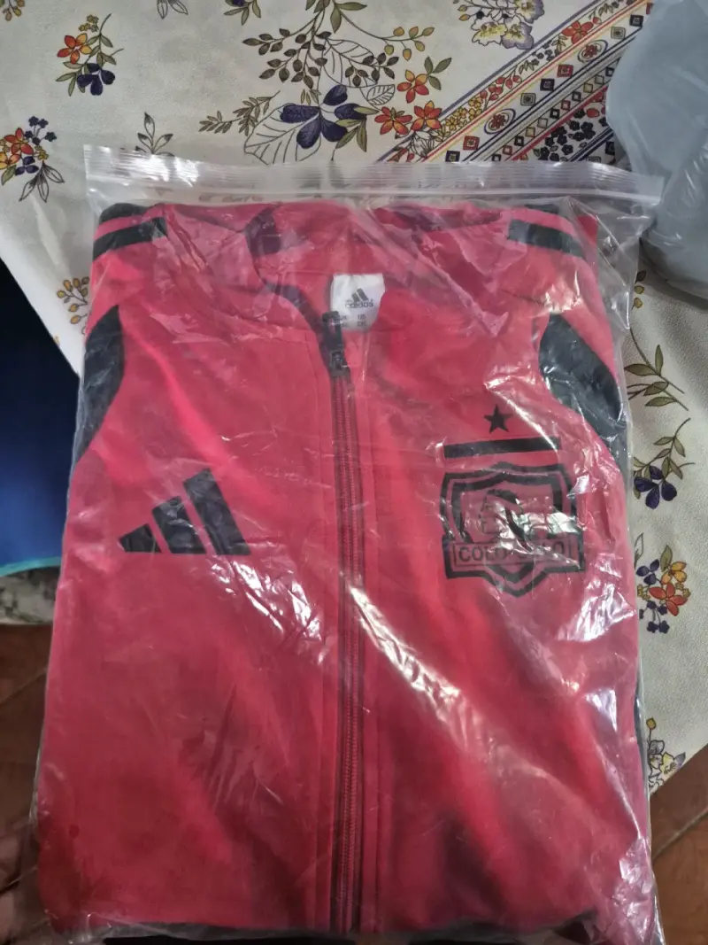Chaqueta deportiva roja Colo-Colo Adidas - 6