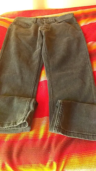 Jeans negros de diseñador Prada - miniatura 1