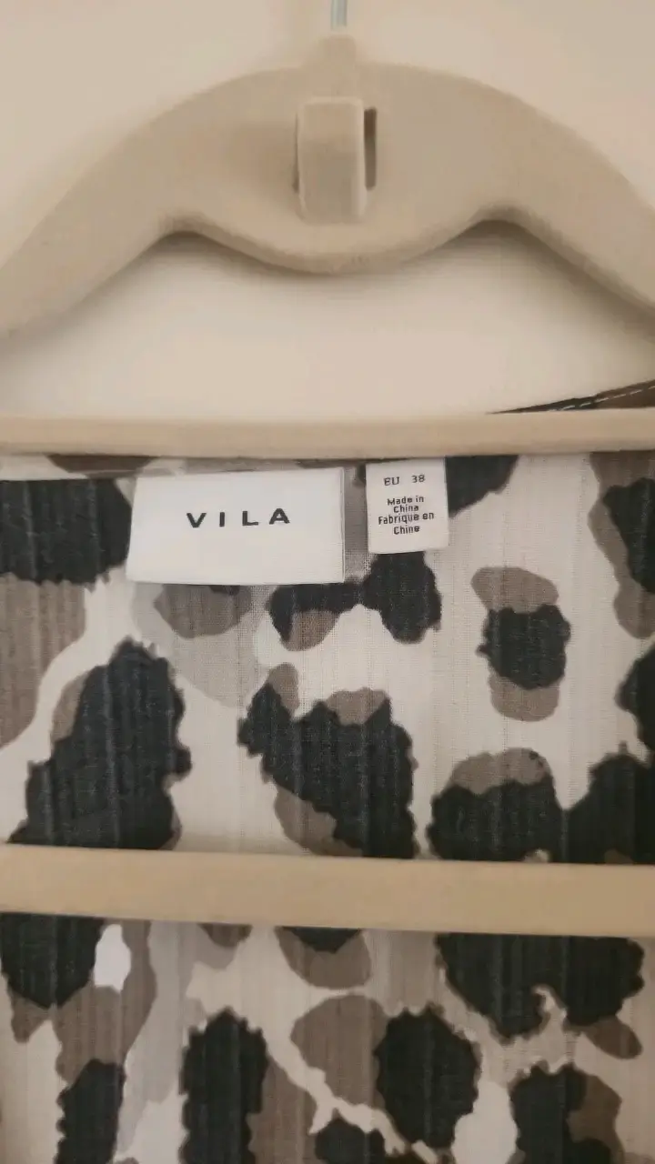Vestido estampado animal print Vila - 3