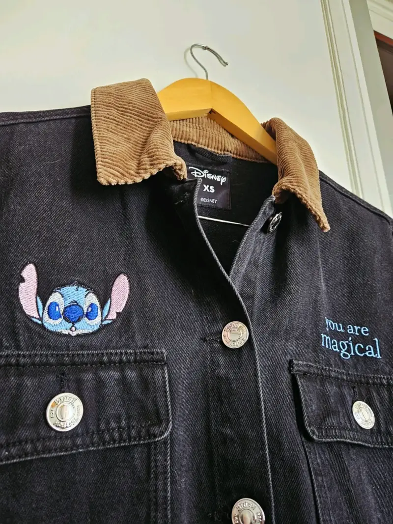 Chaqueta de mezclilla negra Disney Stitch mujer - 3