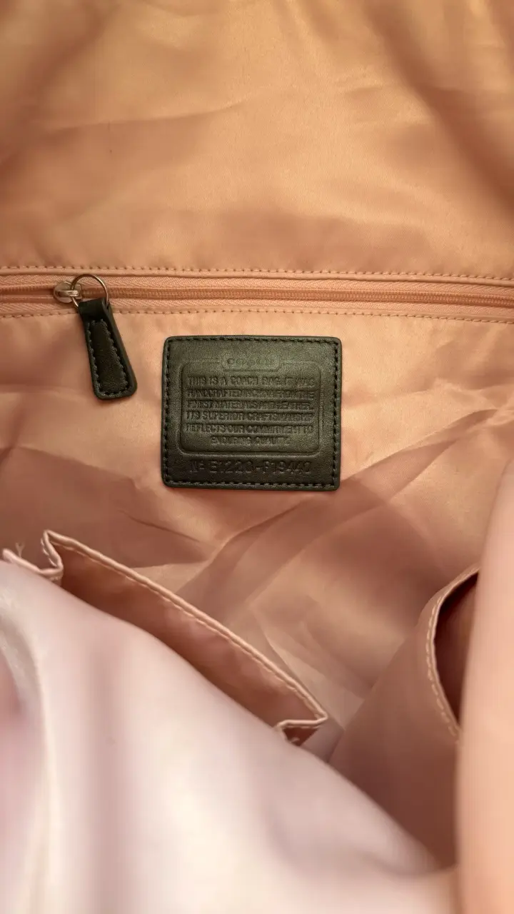 Bolso tote gris Coach - 2