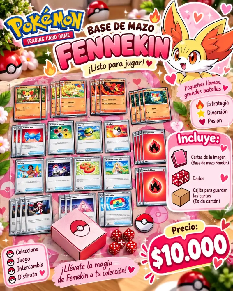 Base de Mazo Pokémon Fennekin