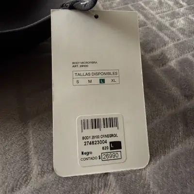 Body modelador microfibra talla L Palmers - miniatura 2