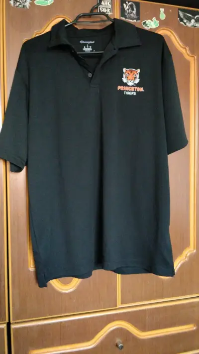Polera Polo Negra Champion Princeton Tigers - miniatura 1