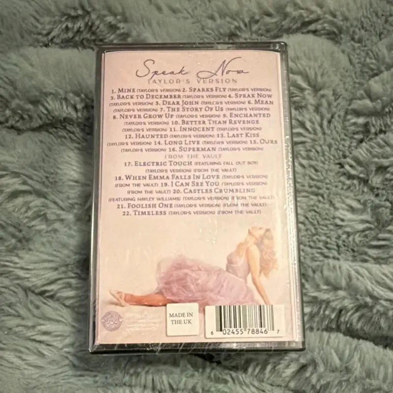 Cassette Speak Now Taylor's Version Sellado - 2
