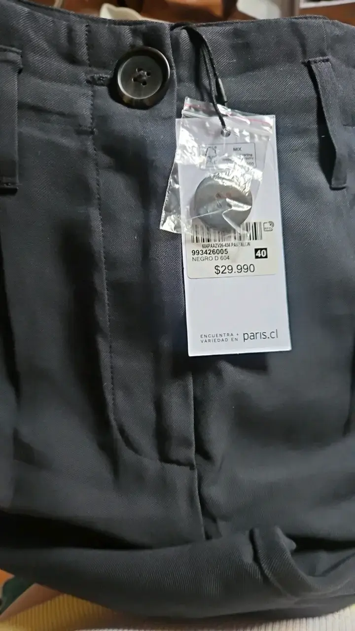 Pantalón negro de vestir para mujer talla 40 - 4