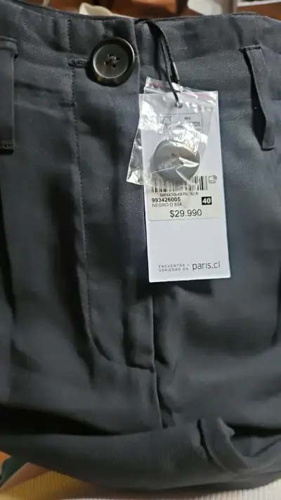Pantalón negro de vestir para mujer talla 40 - miniatura 4