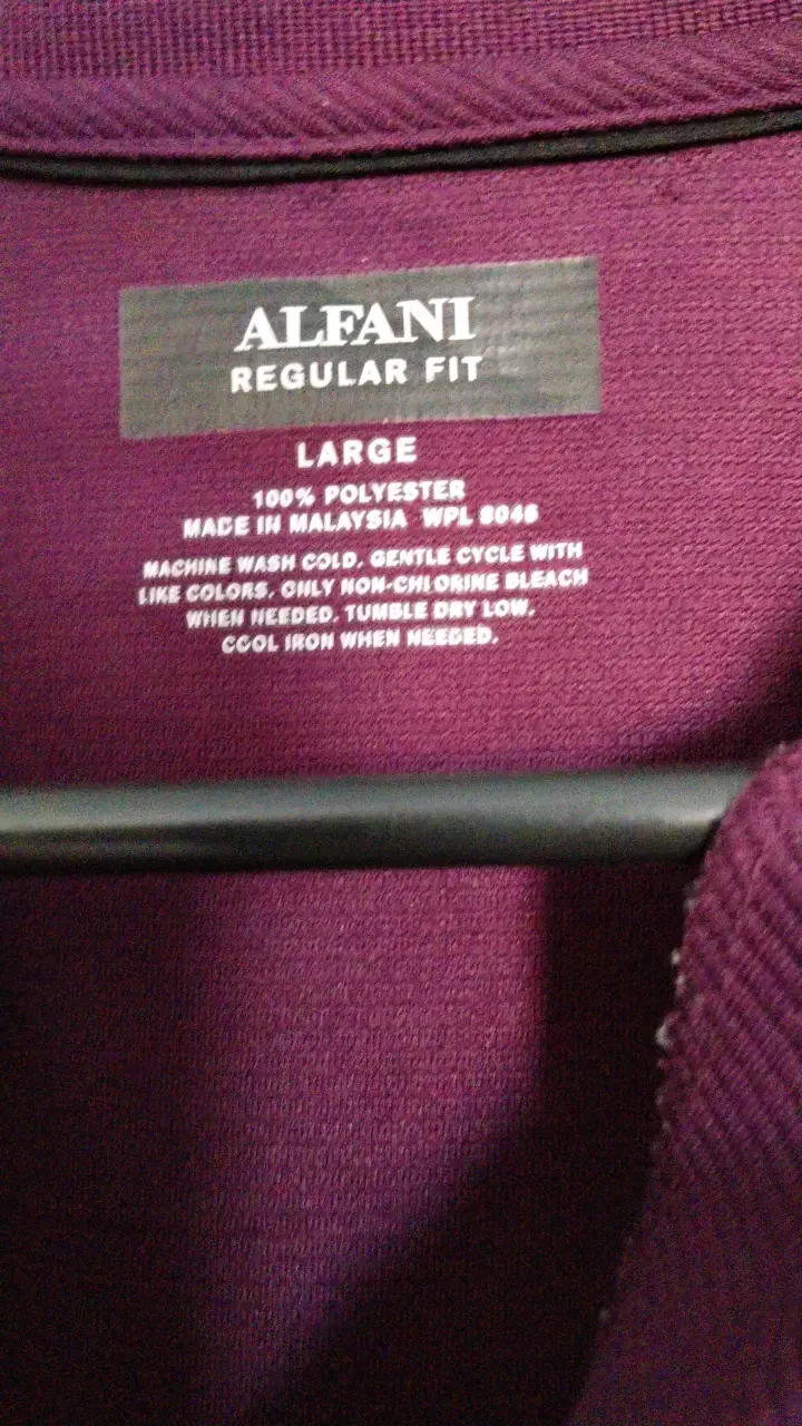 Polera morada Alfani regular fit - 2
