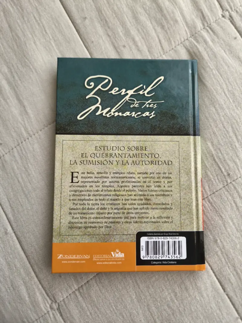 Libro 'Perfil de Tres Monarcas' de Gene Edwards - 2
