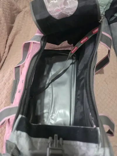 Bolso de transporte para mascotas Naco rosa - miniatura 1