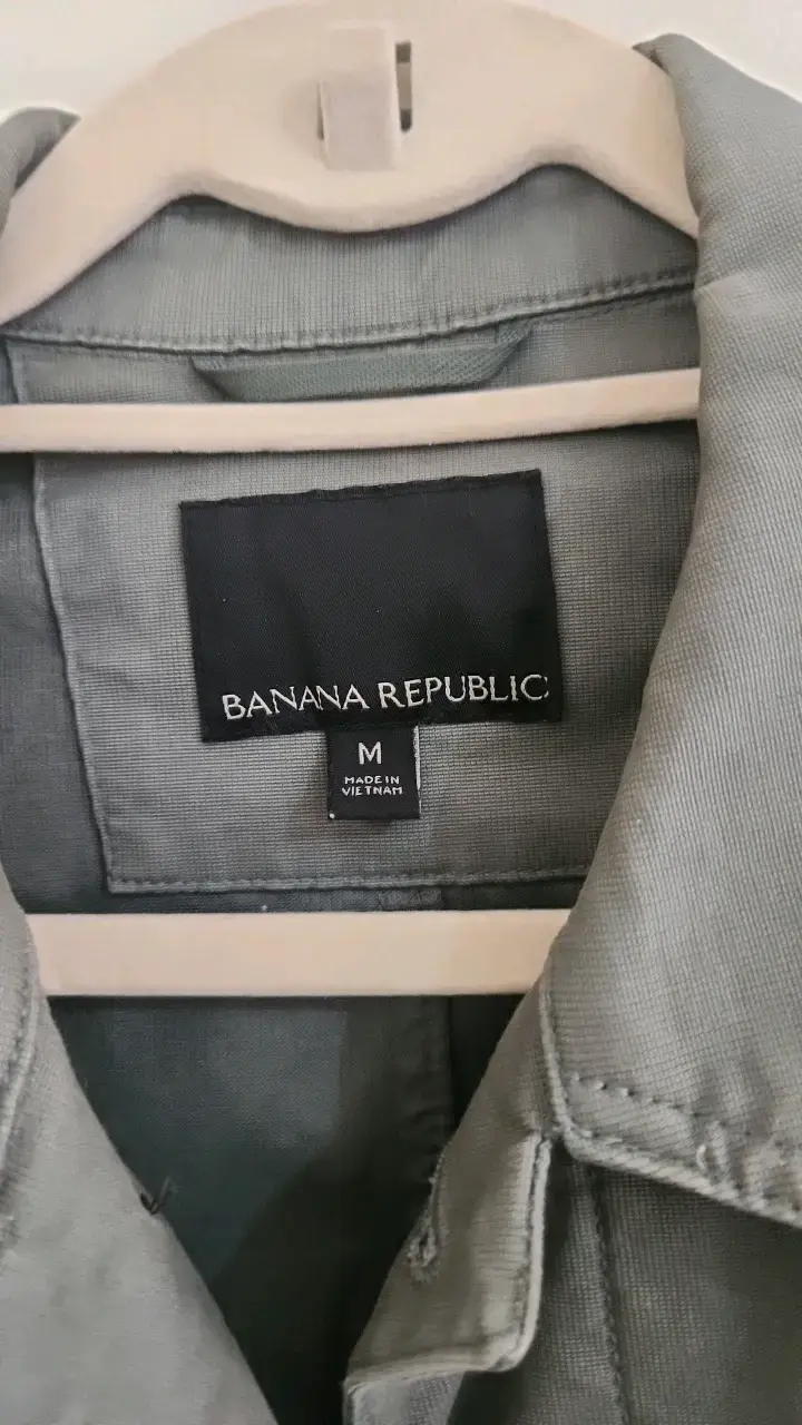 Chaqueta Banana Republic verde militar para mujer - 2