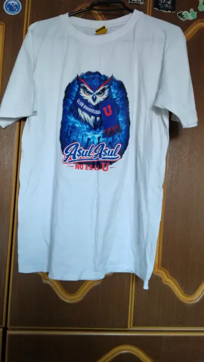 Polera Club Universidad de Chile blanca - miniatura 1