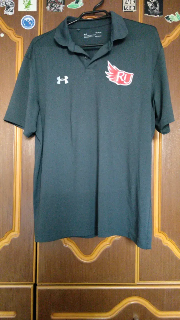 Polera Polo Under Armour Negra Talla L - 1