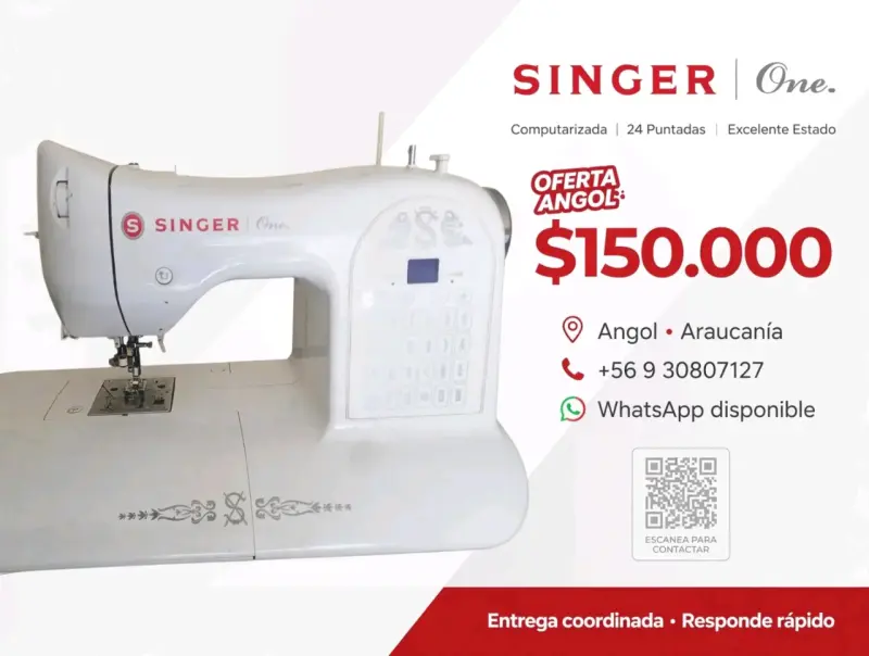 Máquina de Coser Singer One Computarizada