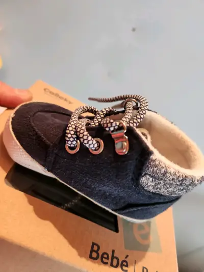 Traje de bebé elegante Amelin azul marino - miniatura 3