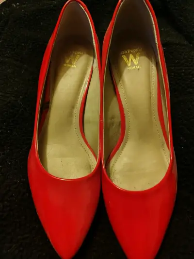 Zapatos de Tacón Rojo para Mujer Hush Puppies - miniatura 2