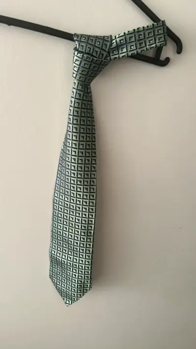 Corbata de seda estampada Martin Wong - miniatura 1