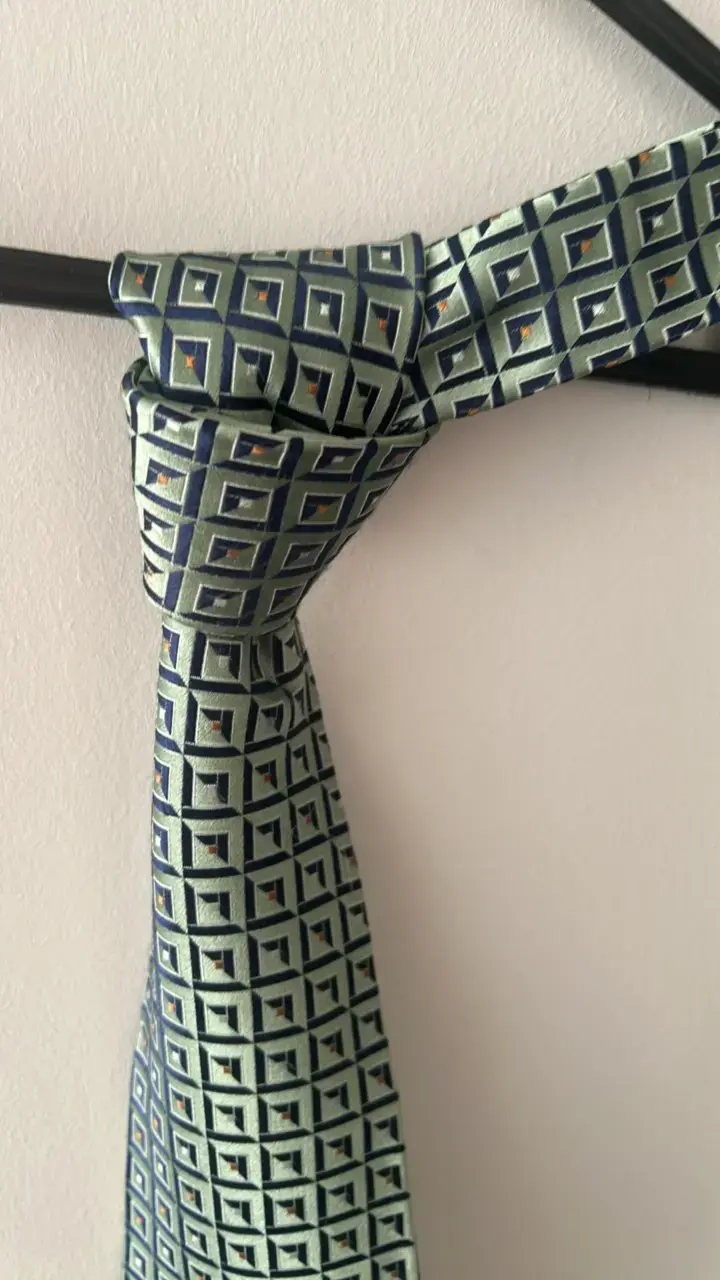 Corbata de seda estampada Martin Wong - 2