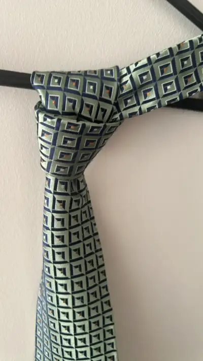 Corbata de seda estampada Martin Wong - miniatura 2