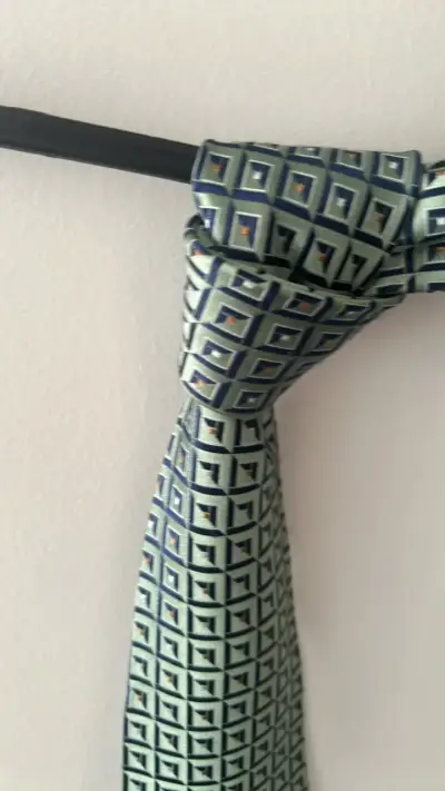 Corbata de seda estampada Martin Wong - miniatura 4