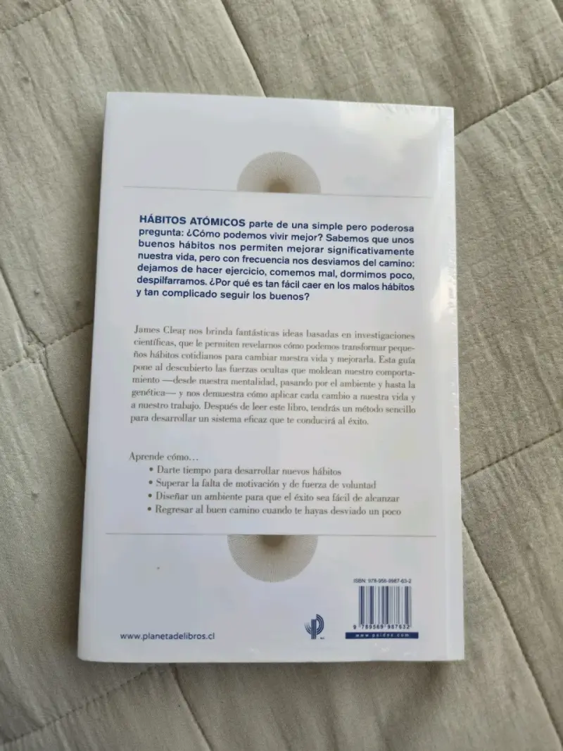Libro Hábitos Atómicos de James Clear - 2