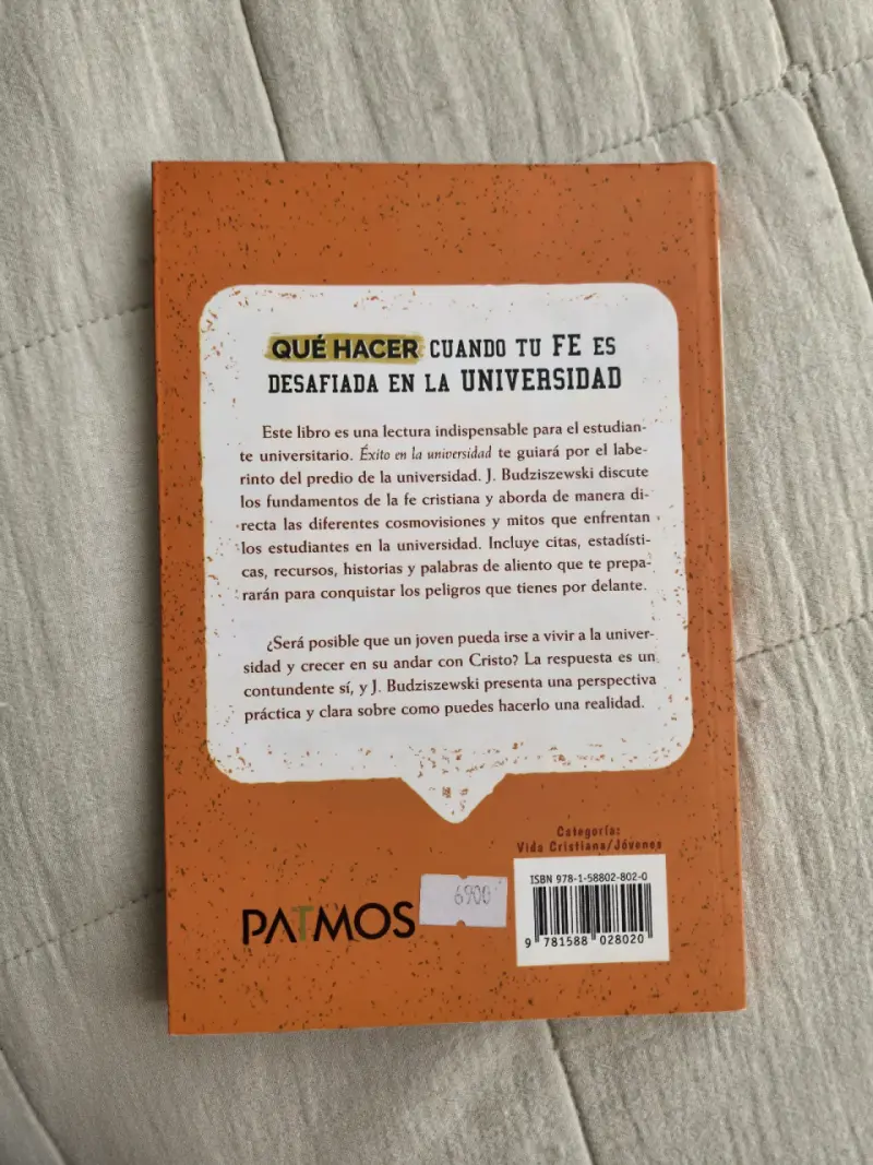 Libro Éxito en la Universidad de J. Budziszewski - 2