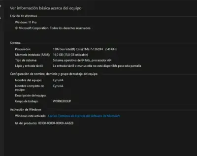 Notebook  Lenovo i7 13620 4060 RTX - miniatura 4