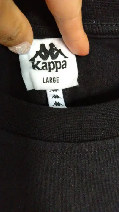 Polera negra Kappa talla L - miniatura 2