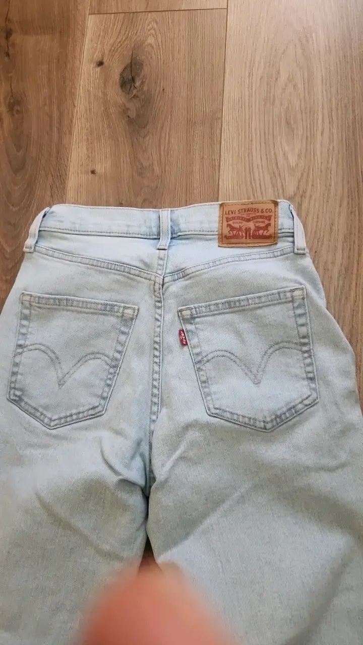 Jeans Levi's High Waisted Crop Flare Talla 25 - 3