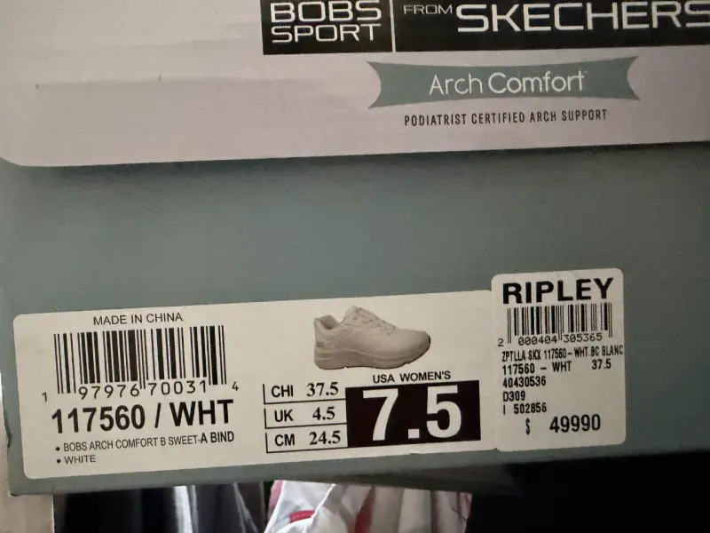 Zapatillas deportivas blancas Skechers Bobs Sport - 2