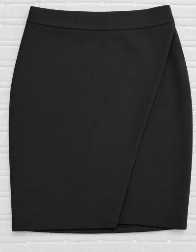 Falda corta negra Armani Exchange elegante - miniatura 1