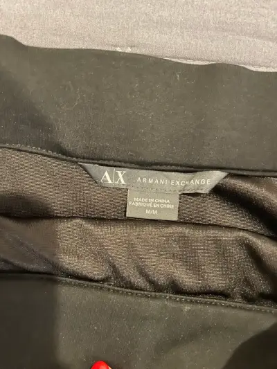 Falda corta negra Armani Exchange elegante - miniatura 2