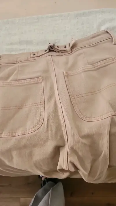 Pantalones beige Old Navy para mujer - miniatura 2