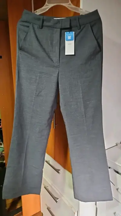 Pantalón de vestir gris Alaniz para mujer - miniatura 1