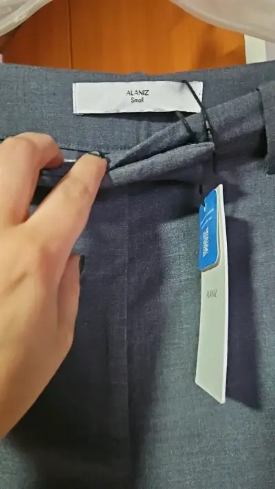 Pantalón de vestir gris Alaniz para mujer - miniatura 3