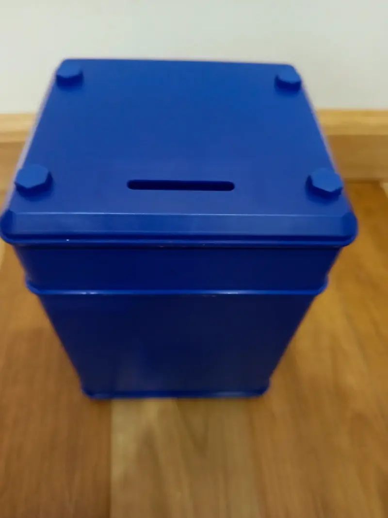Caja fuerte electrónica para niños azul - 3