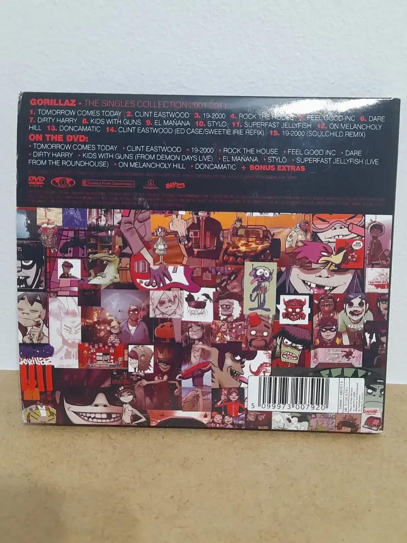 CD + DVD Gorillaz The singles collection - 2
